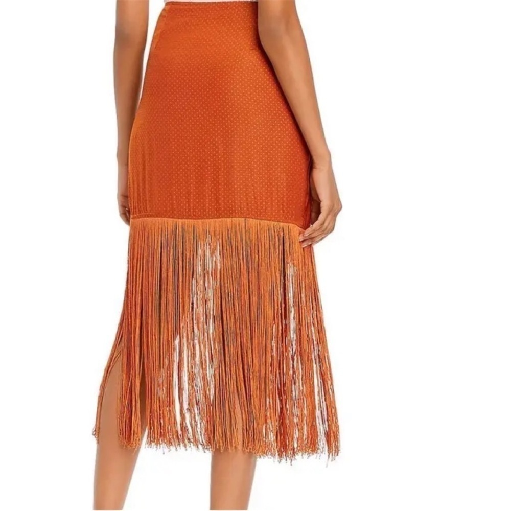 🛍Bundle sale🛍Orange fore women’s skirt wrap style size small - Picture 2 of 10